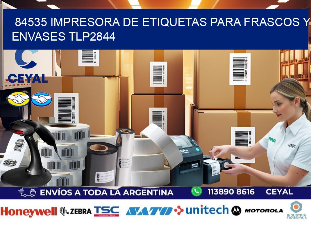 84535 impresora de etiquetas para frascos y envases TLP2844