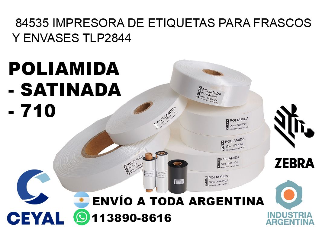 84535 impresora de etiquetas para frascos y envases TLP2844