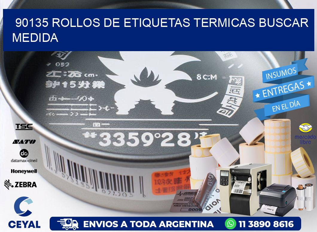 90135 rollos de etiquetas termicas buscar medida