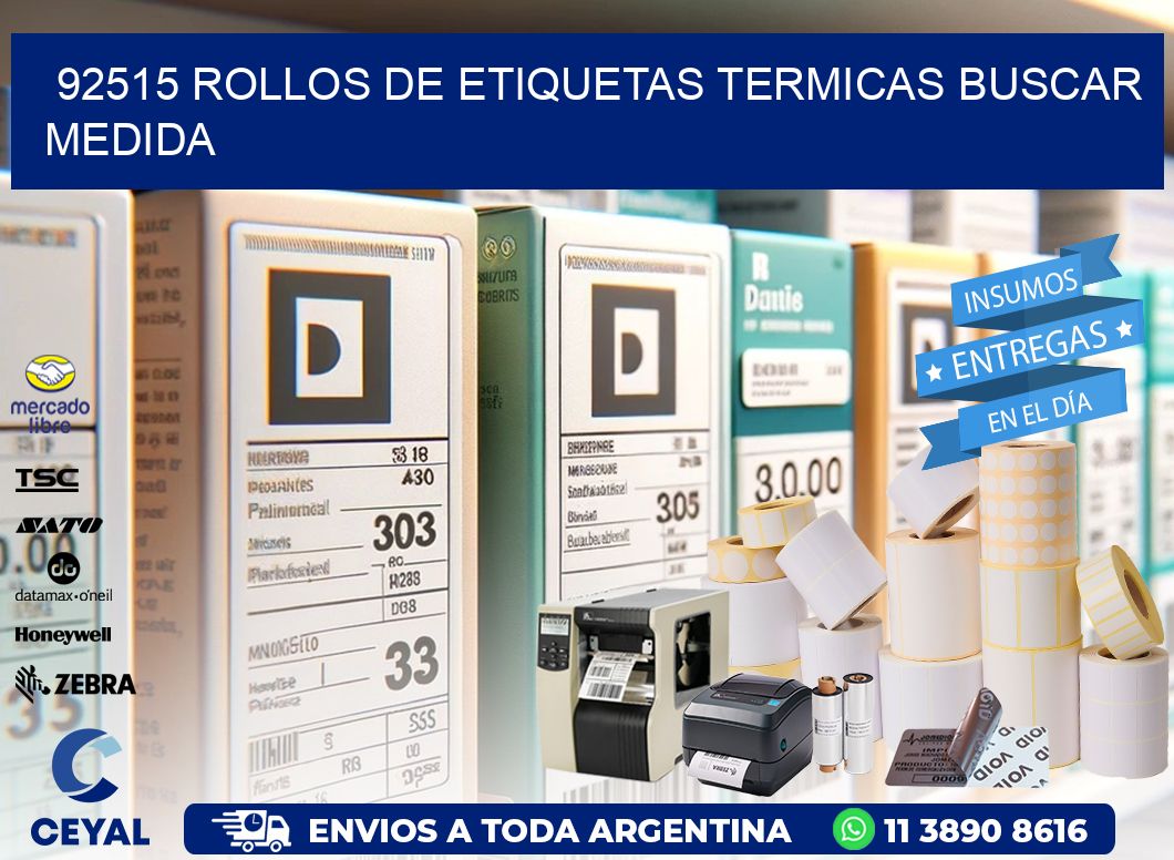 92515 rollos de etiquetas termicas buscar medida