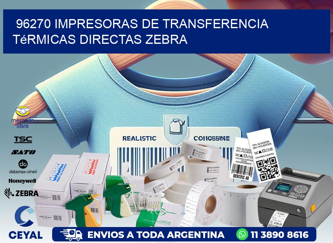 96270 impresoras de Transferencia  térmicas directas zebra