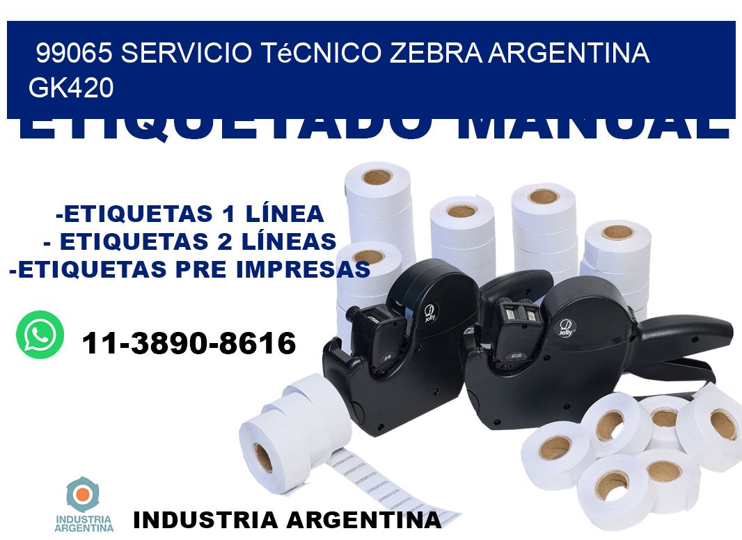 99065 servicio técnico zebra argentina GK420