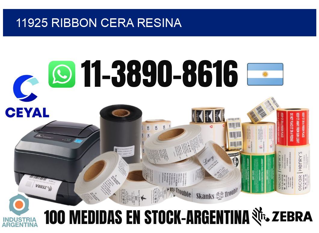 11925 ribbon cera resina