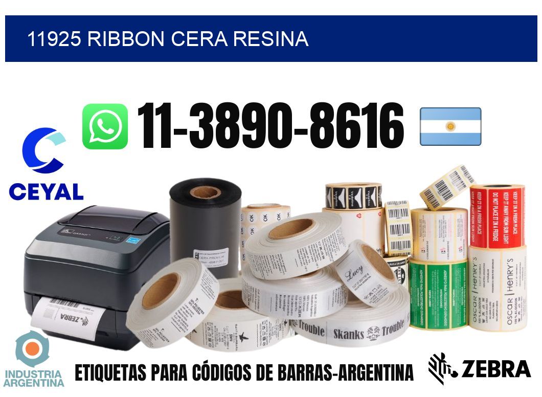 11925 ribbon cera resina