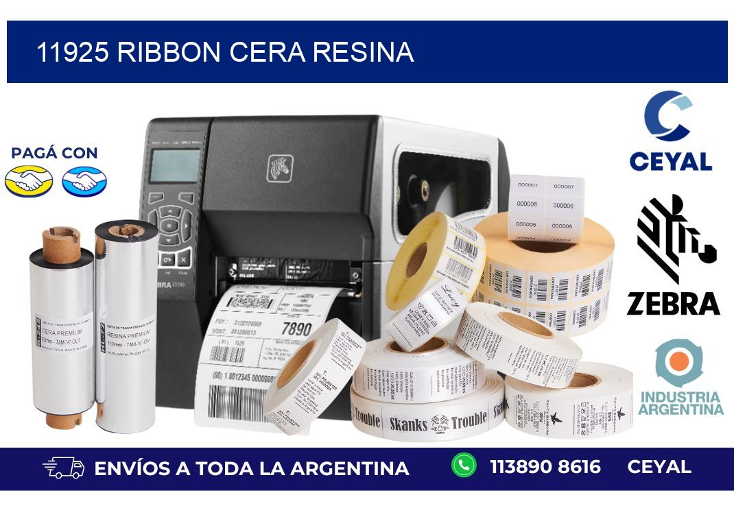 11925 ribbon cera resina