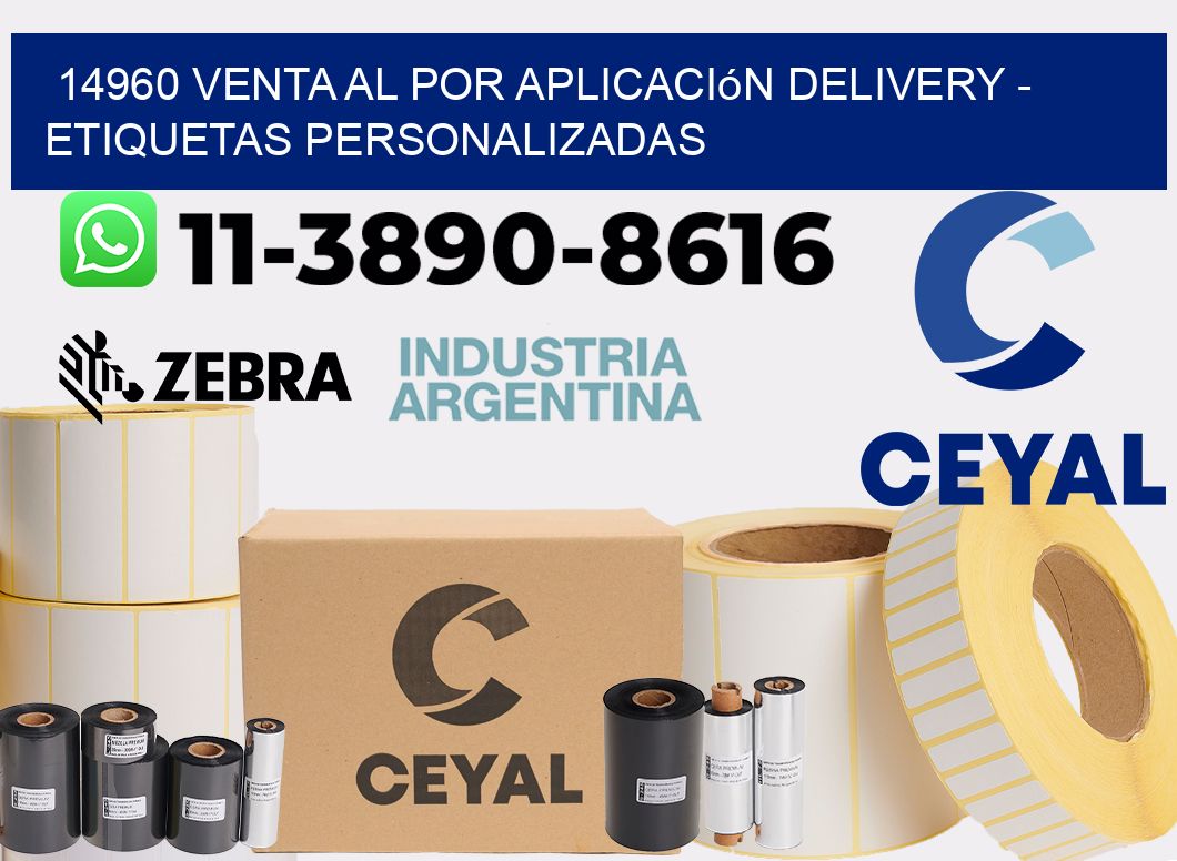 14960 Venta al Por Aplicación delivery - Etiquetas Personalizadas