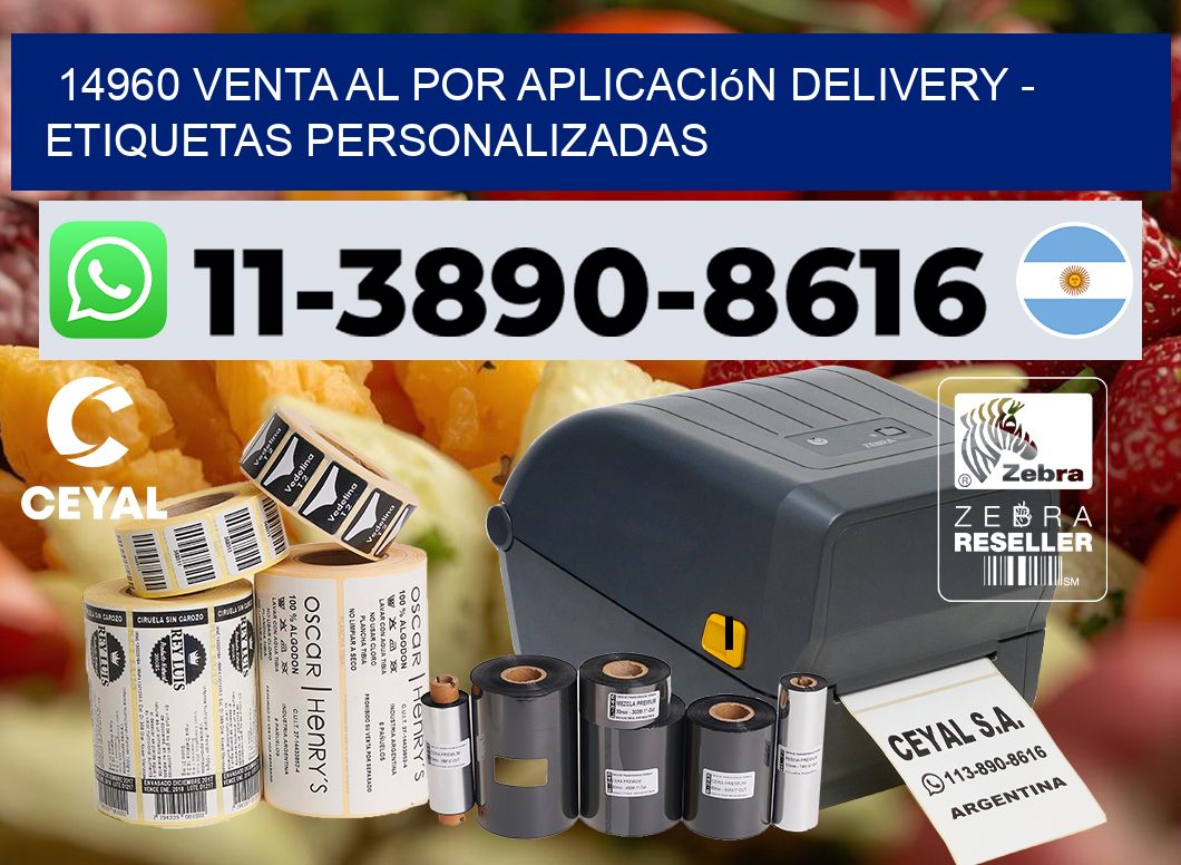 14960 Venta al Por Aplicación delivery – Etiquetas Personalizadas