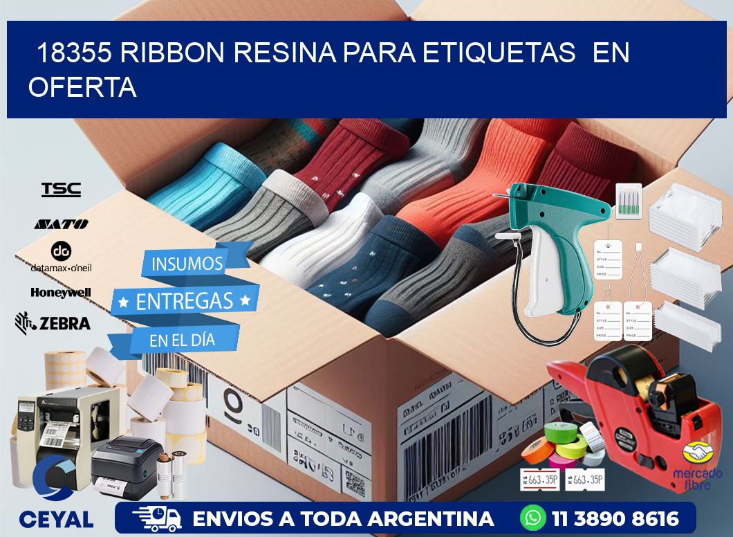18355 ribbon resina para etiquetas en oferta