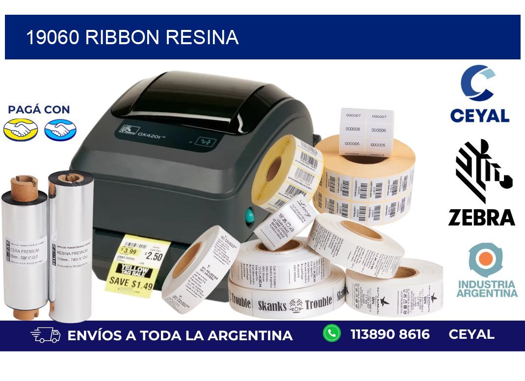 19060 ribbon resina