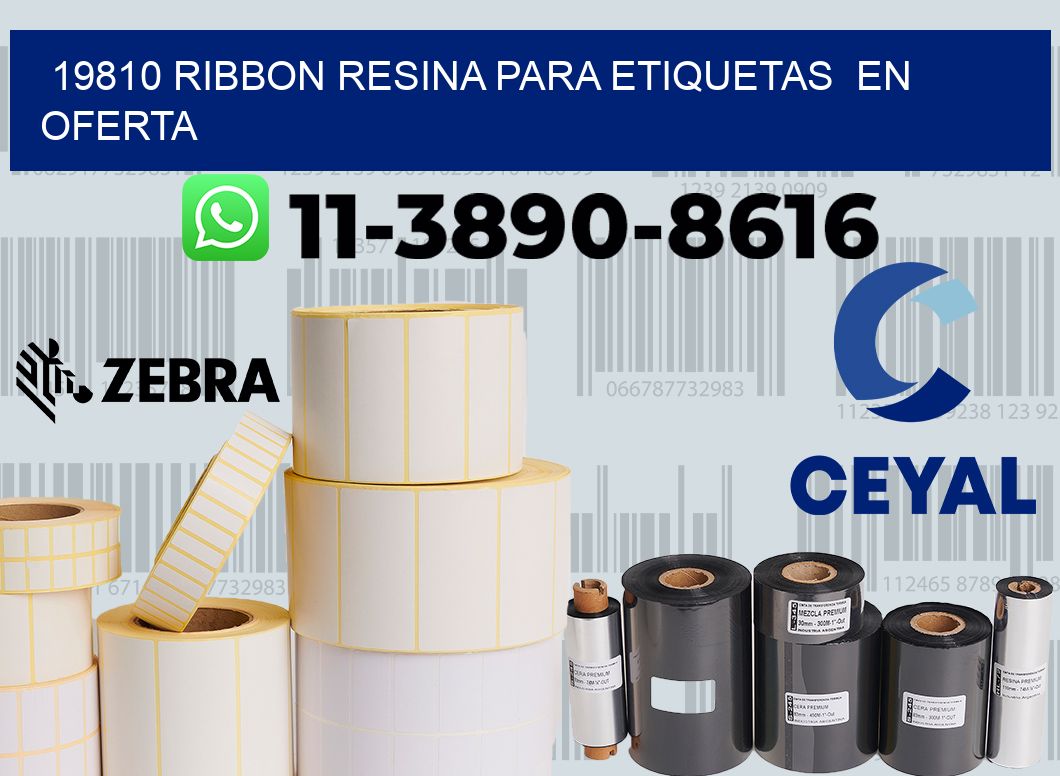 19810 ribbon resina para etiquetas en oferta