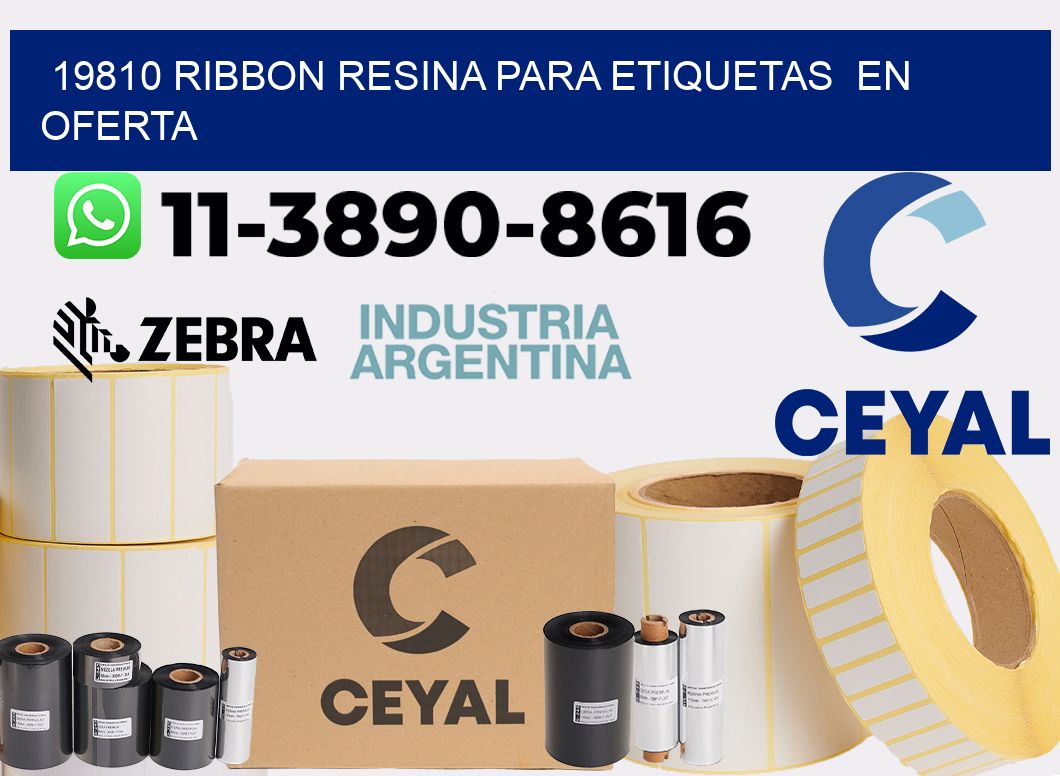 19810 ribbon resina para etiquetas en oferta