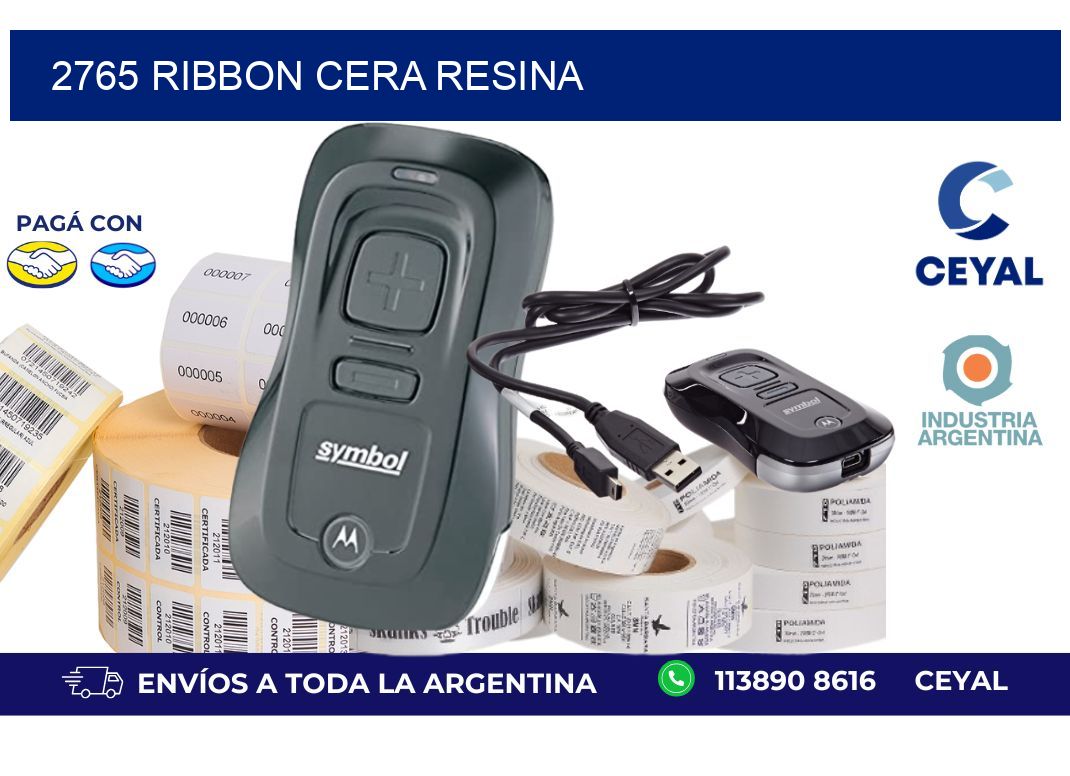 2765 ribbon cera resina