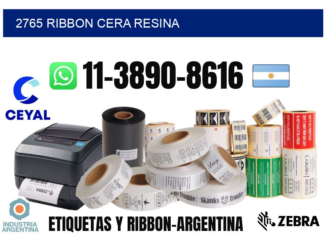 2765 ribbon cera resina