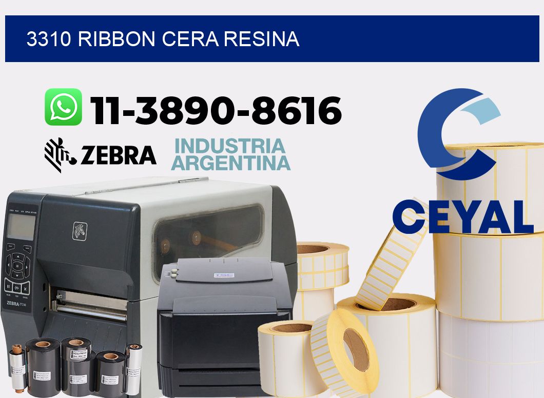 3310 ribbon cera resina