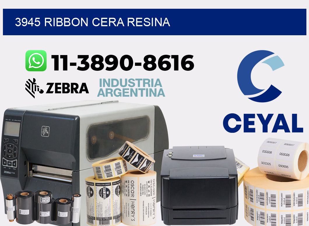 3945 ribbon cera resina