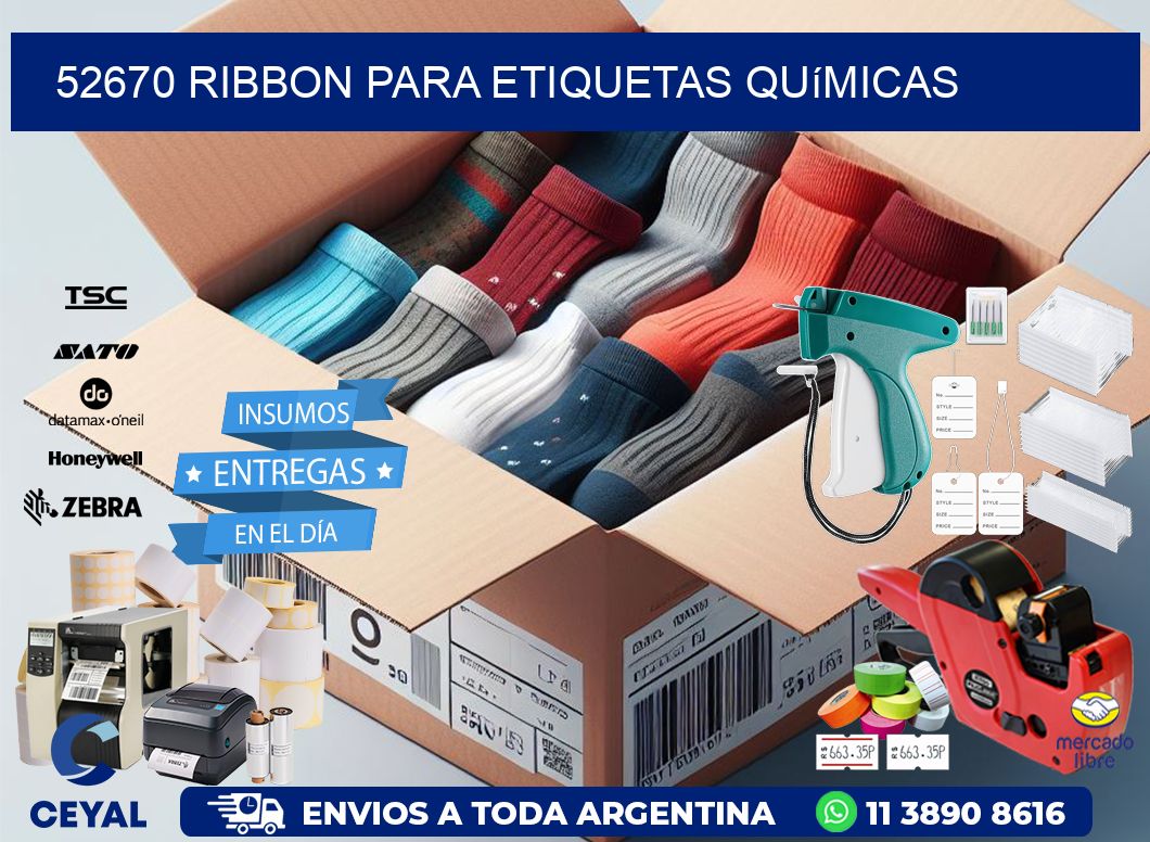 52670 ribbon para etiquetas químicas