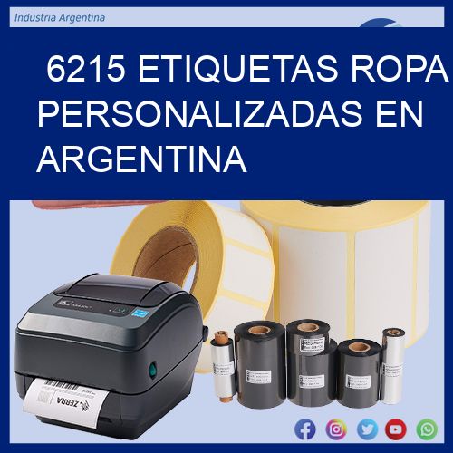 6215 Etiquetas ropa personalizadas en Argentina