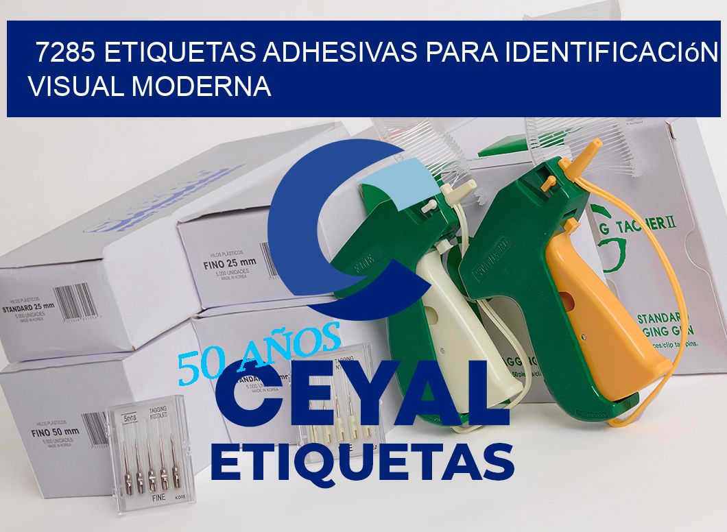 7285 Etiquetas adhesivas para identificación visual moderna