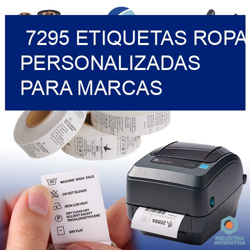 7295 Etiquetas ropa personalizadas para marcas