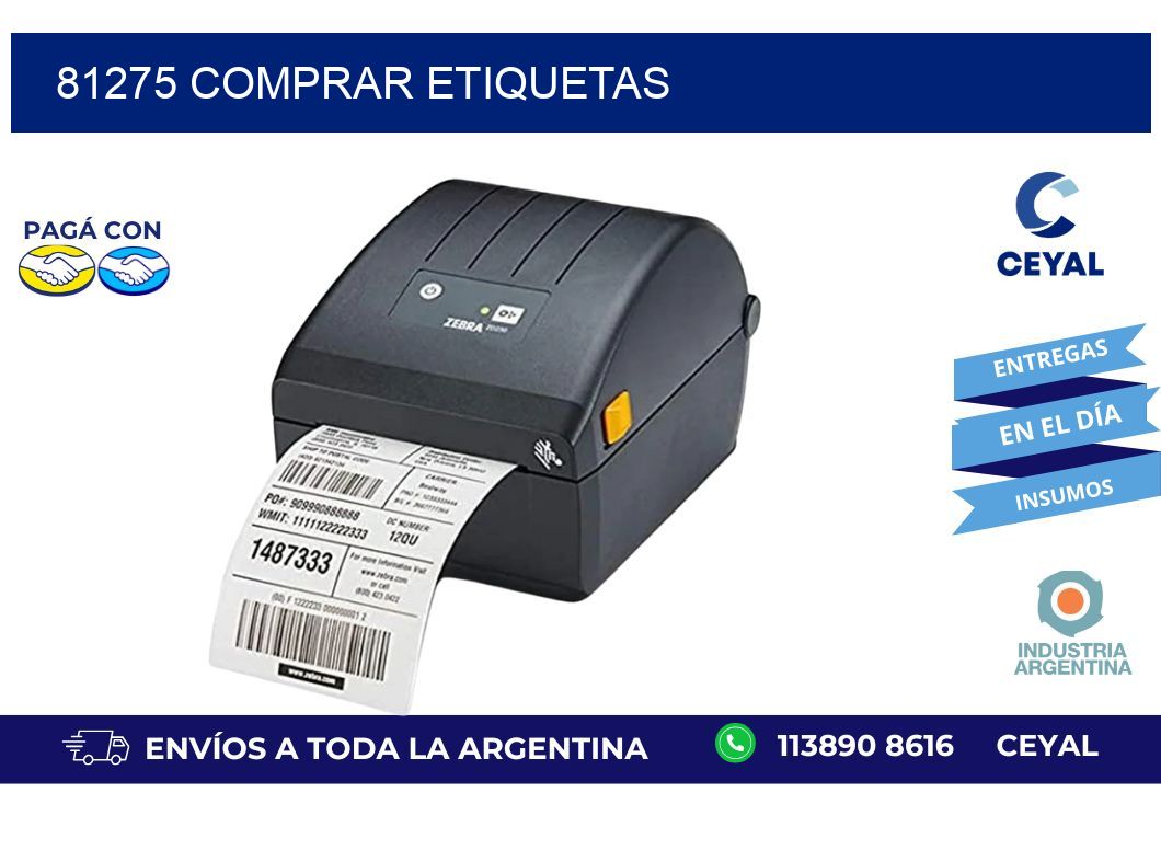 81275 comprar etiquetas