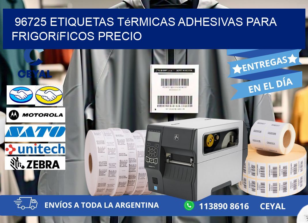 96725 etiquetas térmicas adhesivas para frigoríficos precio