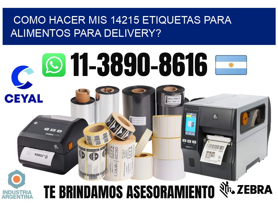 como hacer mis 14215 etiquetas para alimentos para delivery?