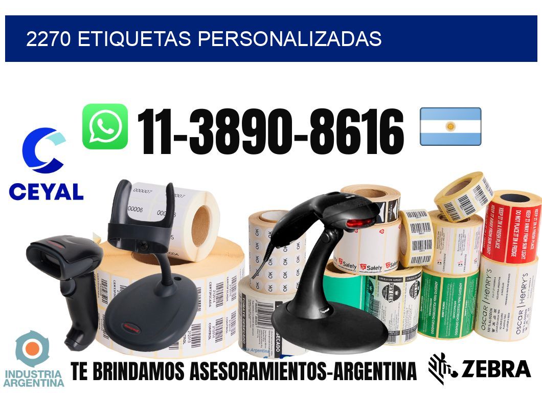 2270 etiquetas personalizadas
