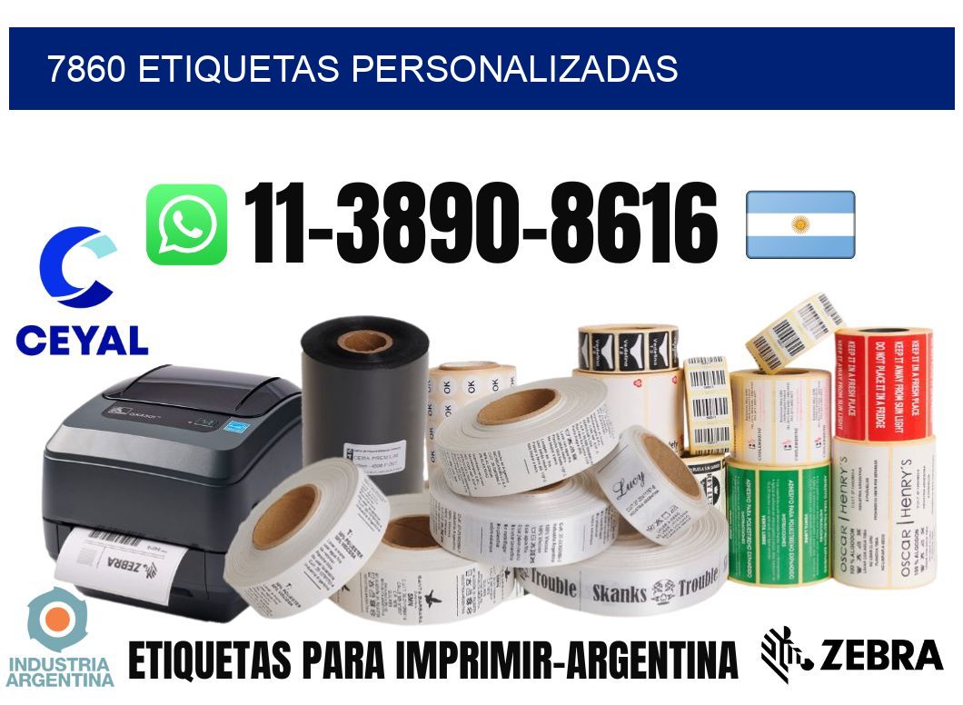 7860 etiquetas personalizadas
