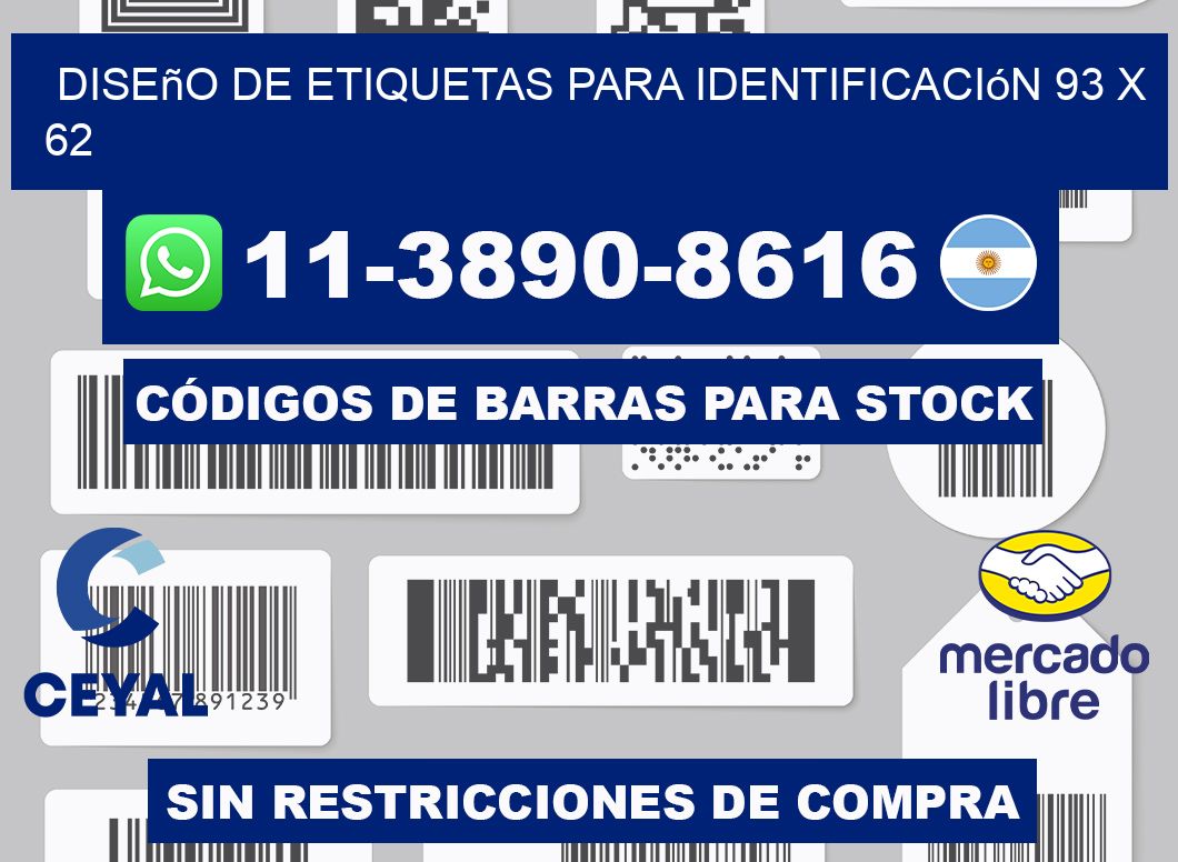 diseño de etiquetas para identificación 93 x 62