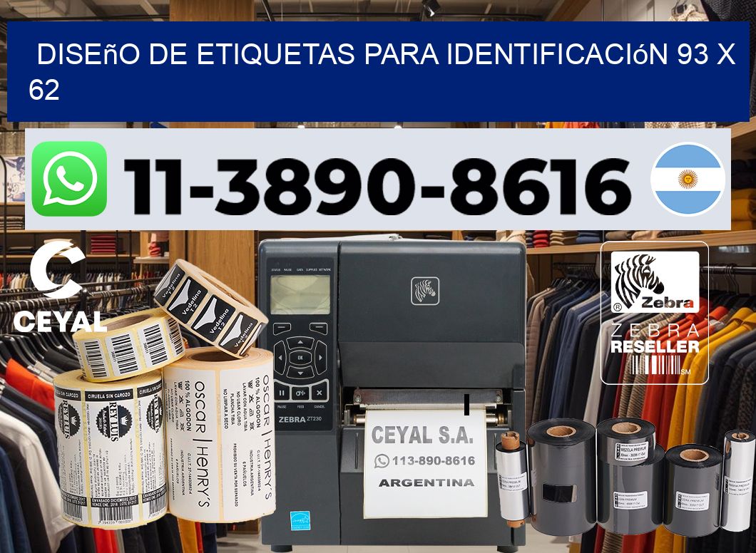 diseño de etiquetas para identificación 93 x 62