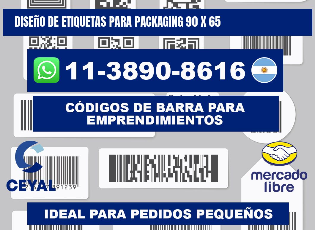 diseño de etiquetas para packaging 90 x 65