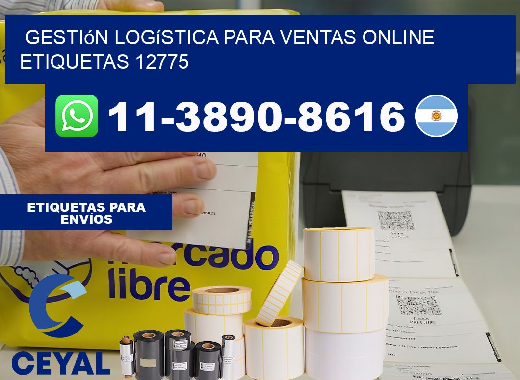 Gestión logística para ventas online  etiquetas 12775