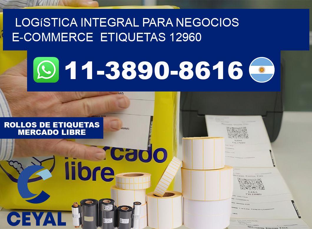 Logística integral para negocios e-commerce  etiquetas 12960