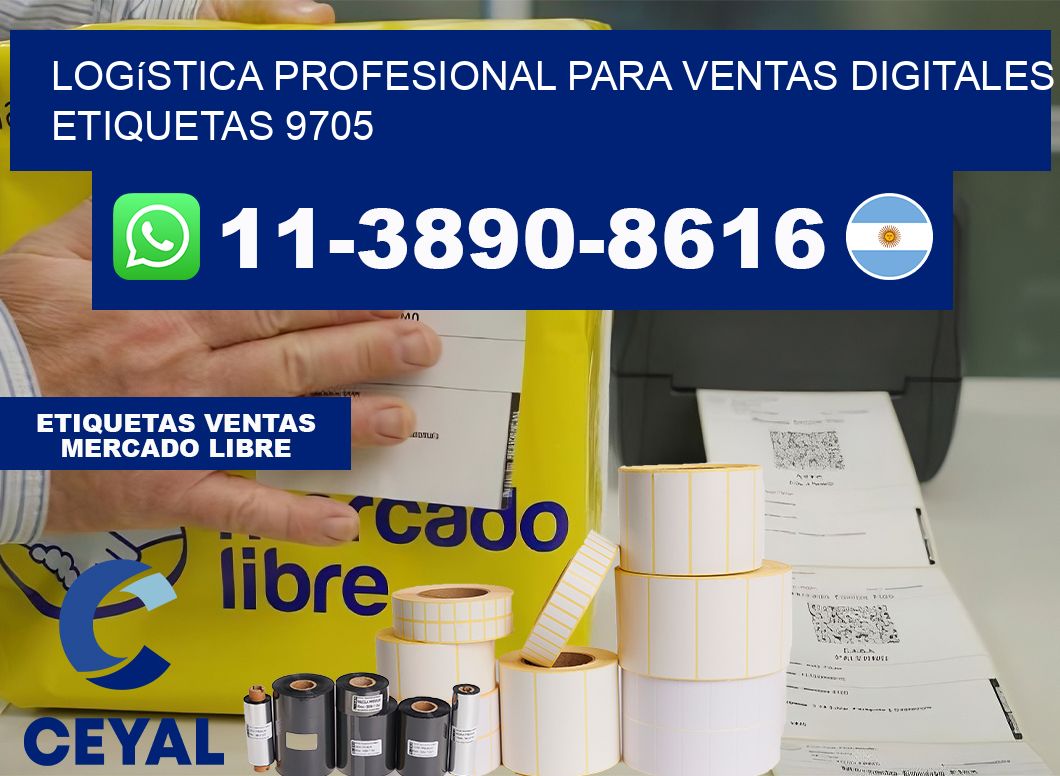 Logística profesional para ventas digitales  etiquetas 9705