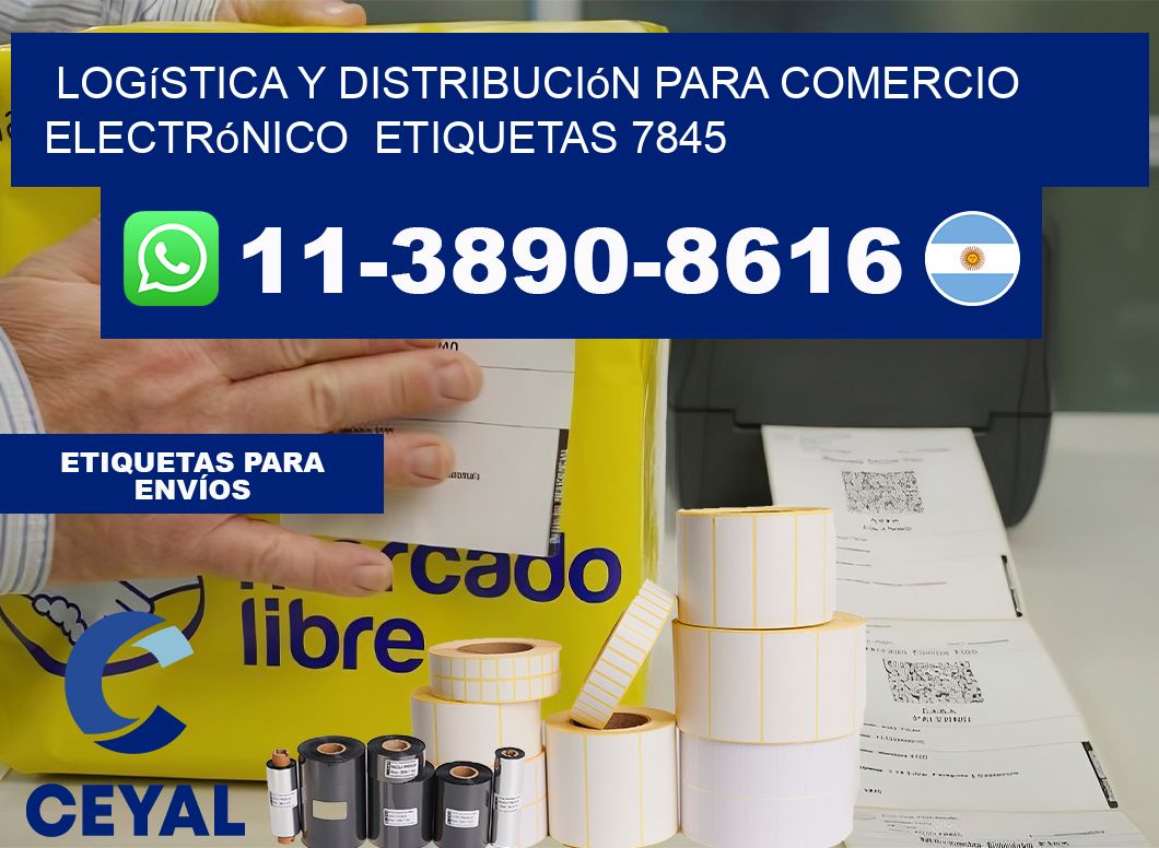 Logística y distribución para comercio electrónico  etiquetas 7845