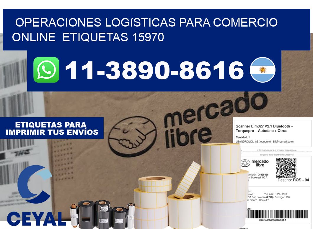 Operaciones logísticas para comercio online  etiquetas 15970