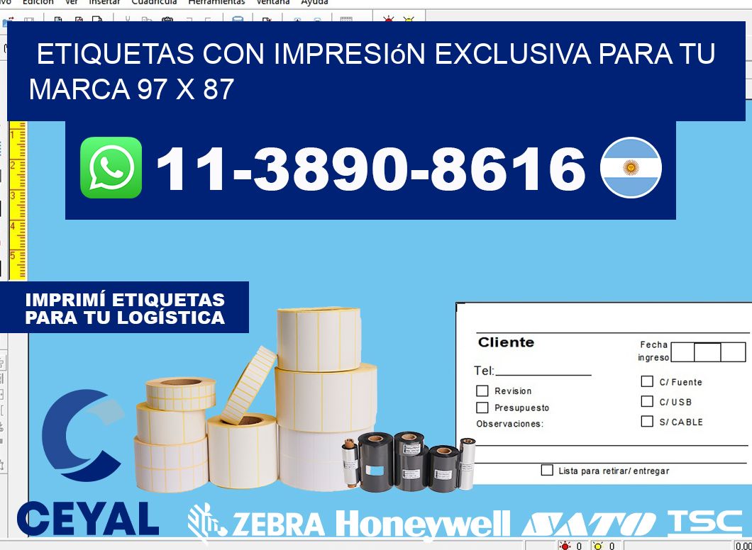 etiquetas con impresión exclusiva para tu marca 97 x 87