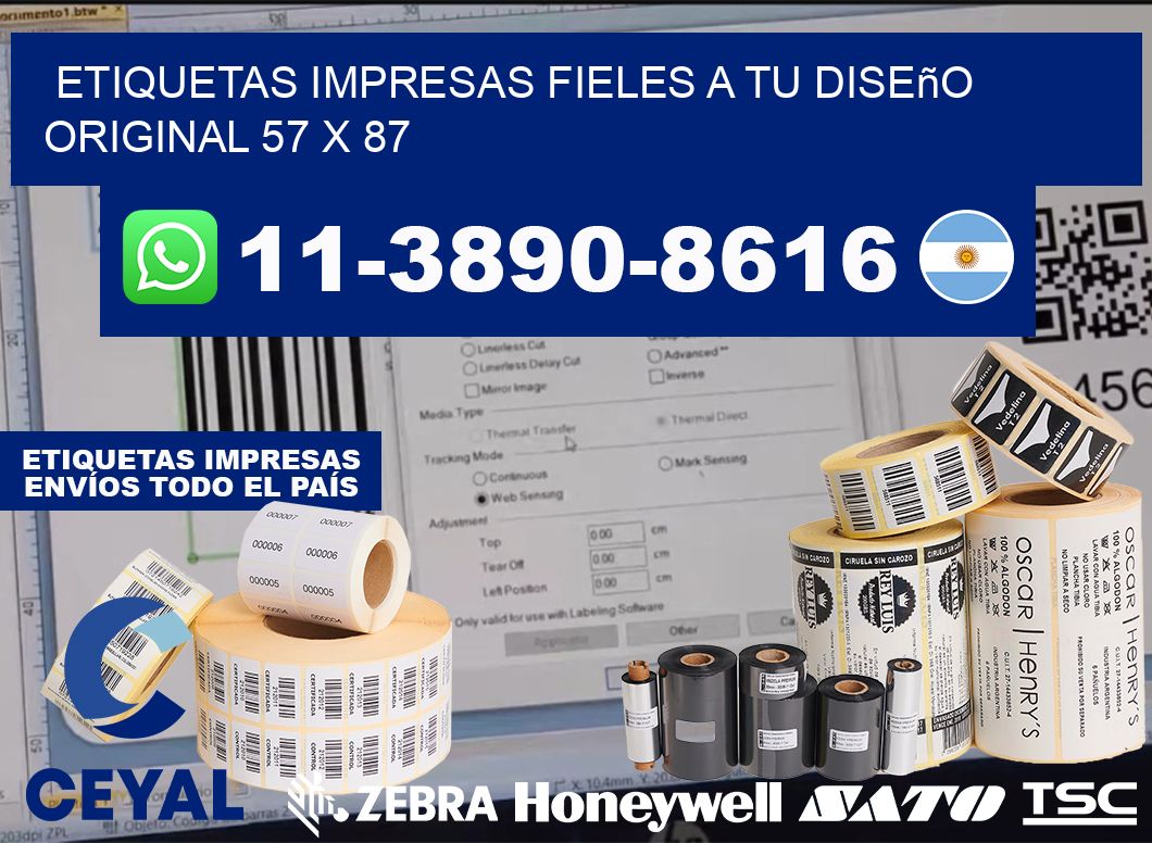 etiquetas impresas fieles a tu diseño original 57 x 87