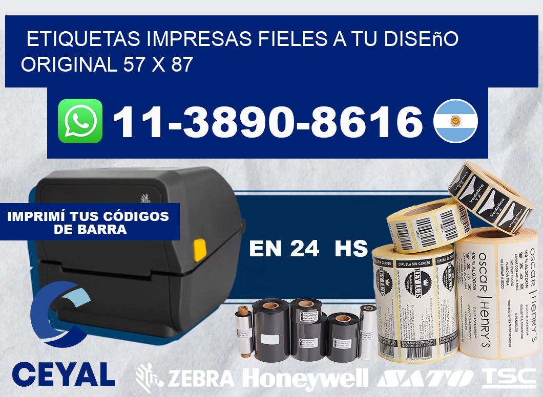 etiquetas impresas fieles a tu diseño original 57 x 87