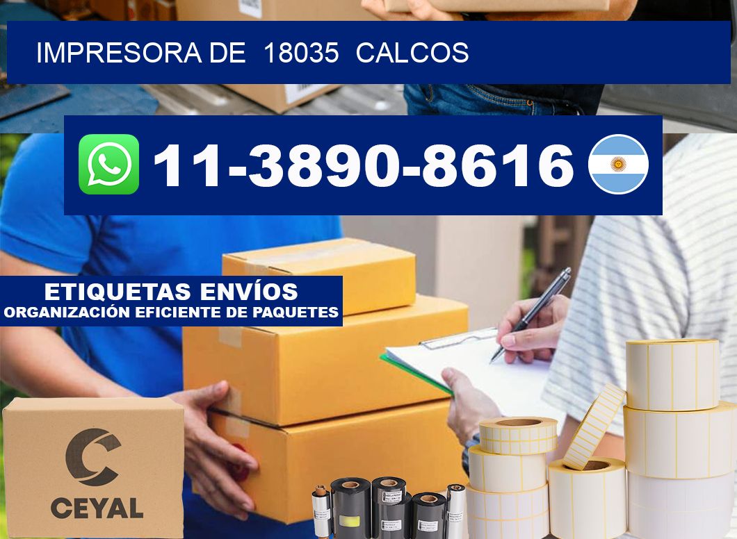 impresora de 18035 calcos