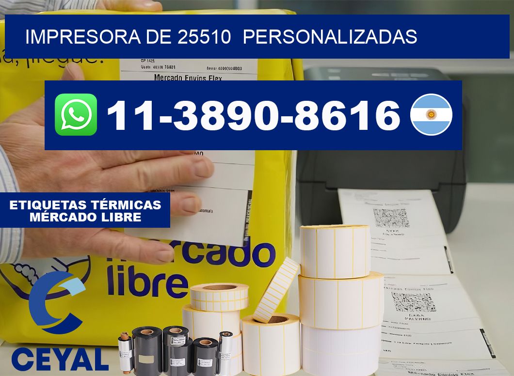 impresora de 25510  personalizadas