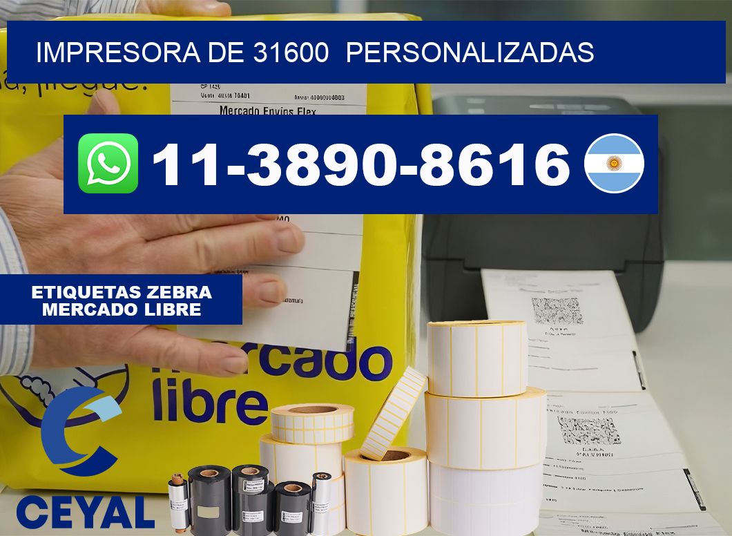 impresora de 31600  personalizadas