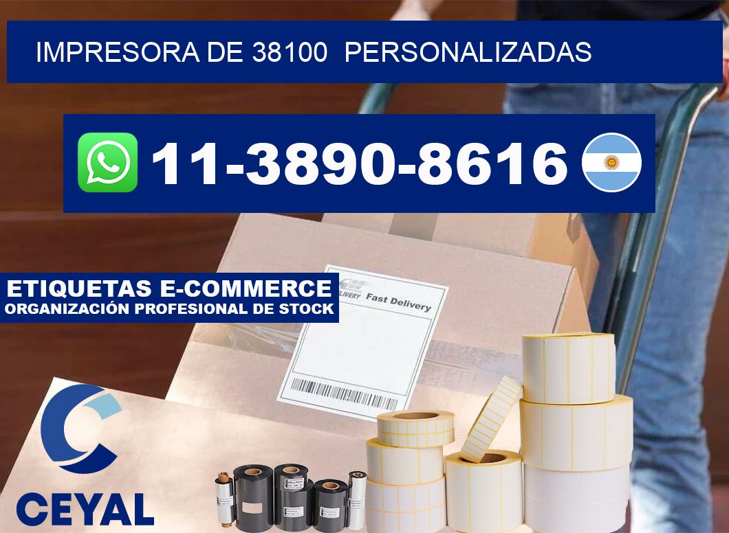 impresora de 38100  personalizadas