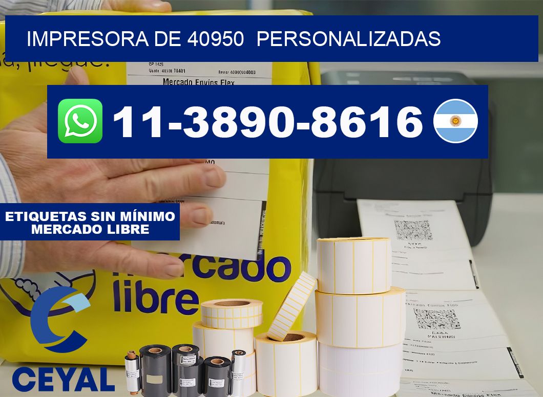 impresora de 40950  personalizadas