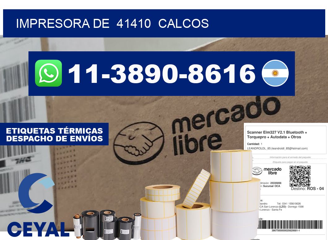impresora de  41410  calcos