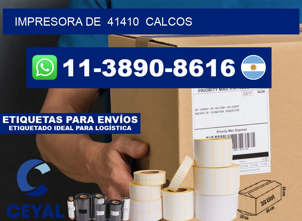 impresora de  41410  calcos