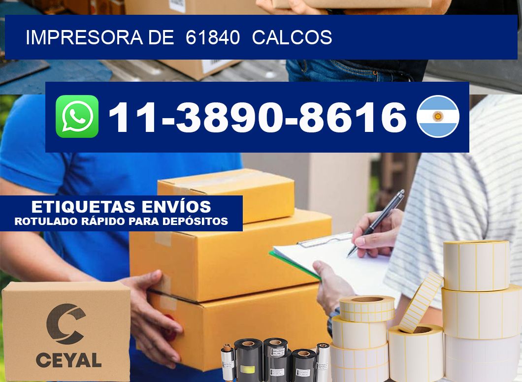 impresora de  61840  calcos