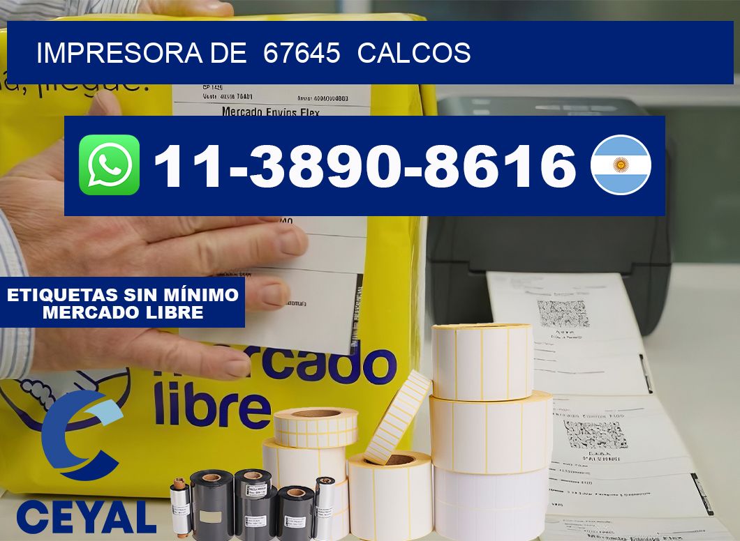 impresora de  67645  calcos