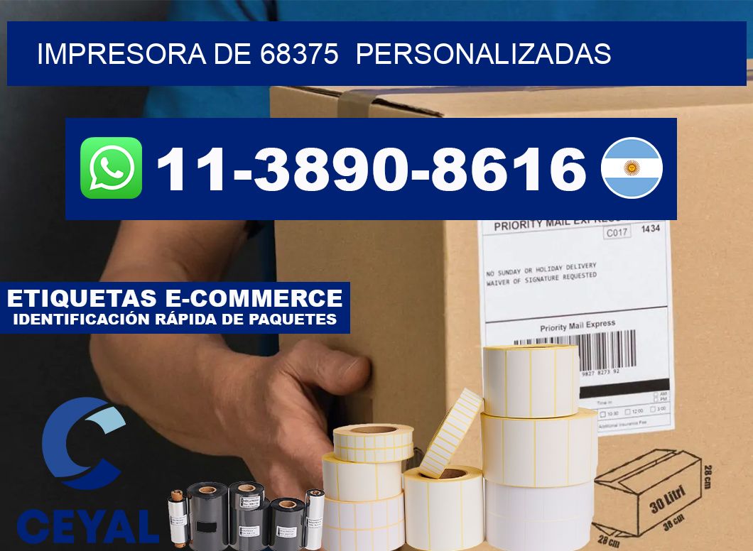 impresora de 68375  personalizadas