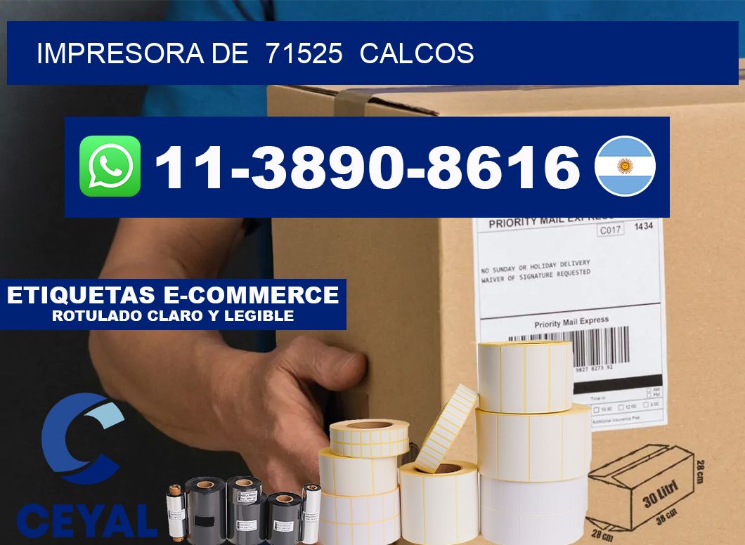impresora de  71525  calcos